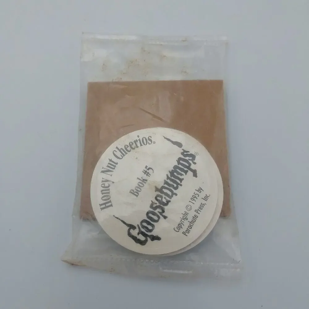 Vintage 1995‎ New Honey Nut Cheerios Goosebumps Pogs Sealed